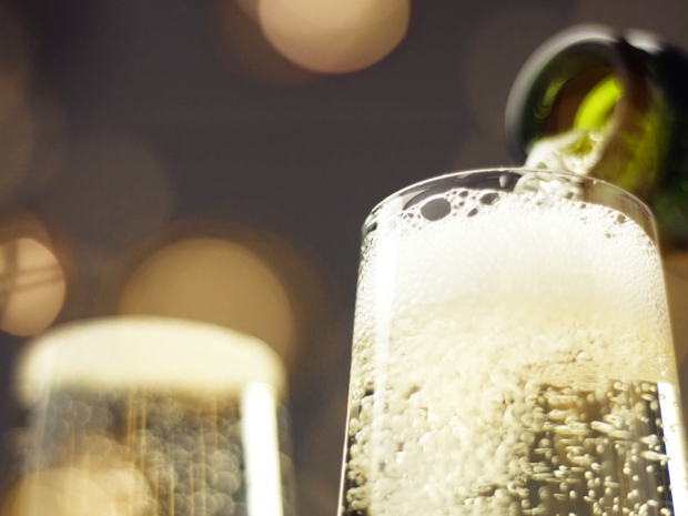 Tuck into fizz and chips - the ultimate Friday night combination.