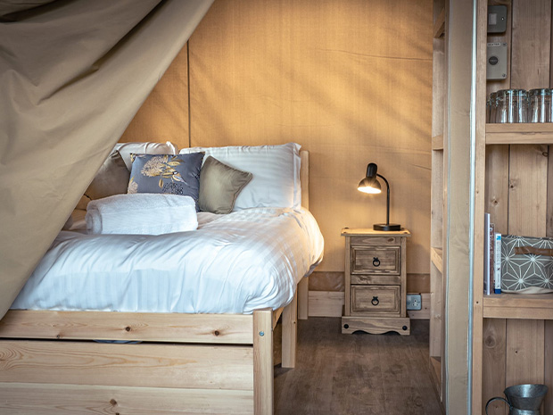 Cotswold Farm Park has introduced six new safari tents, with availability for spring and summer staycations in 2022.