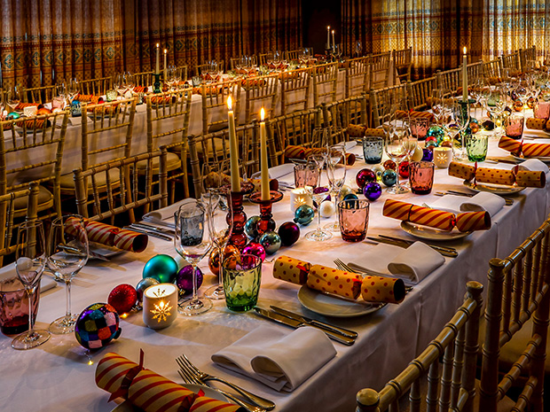 Cowley Manor is also hosting Christmas get-togethers with lots of festive glitz and glamour.