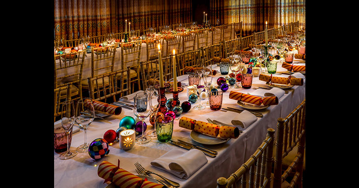 Cowley Manor is also hosting Christmas get-togethers with lots of festive glitz and glamour.
