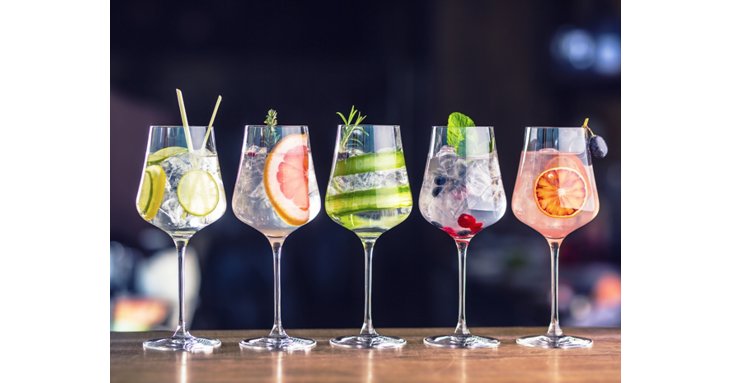Try five different tipples at a Gin Tasting Experience at Stonehouse Court.