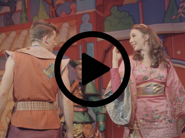 Aladdin pantomime at Everyman Theatre Cheltenham video