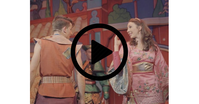 Aladdin pantomime at Everyman Theatre Cheltenham video