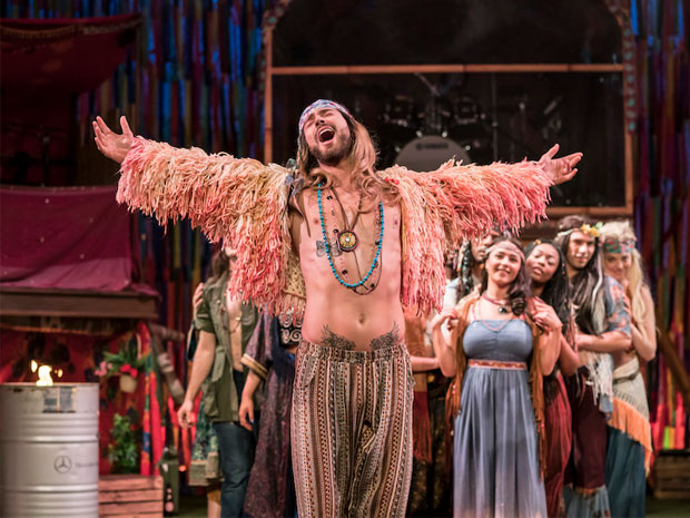 Hairs 50th anniversary revival tour began its run at Cheltenhams Everyman Theatre.