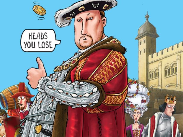 Laugh your head off with Henry VIII and co. when Horrible Histories Barmy Britain comes to the Everyman Theatre.
