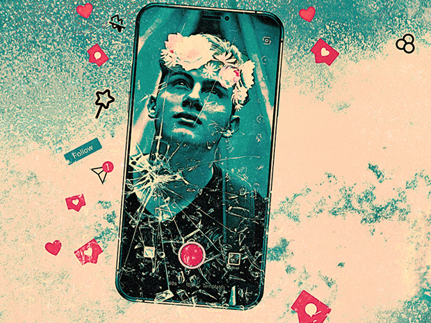 Stephen Fry and Joanna Lumley starring in a Barn Theatre production