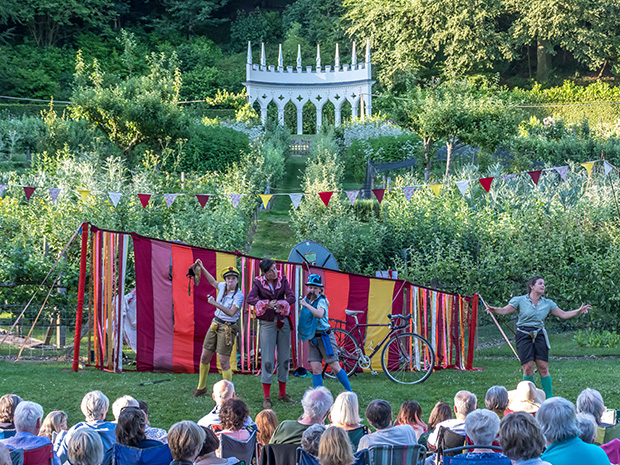 Summer theatre at Painswick Rococo Garden