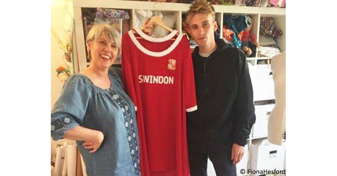 Interview with the maker of Daisy May Cooper’s Swindon Town Dress