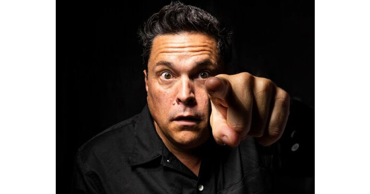 Dom Joly will be performing at Gloucester Guildhall this March 2022.