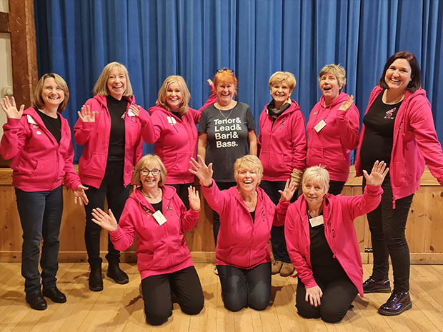 Women of any gender expression across Gloucestershire are invited to share their passion for music this June 2022, with Cleeve Harmonys singing classes.