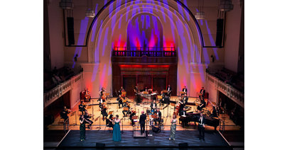 Enjoy a glamorous and sophisticated evening at Cheltenham Town Hall with the Down for the Count concert orchestra performing timeless classics from the swing and big band eras.
