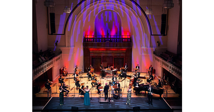 Enjoy a glamorous and sophisticated evening at Cheltenham Town Hall with the Down for the Count concert orchestra performing timeless classics from the swing and big band eras.