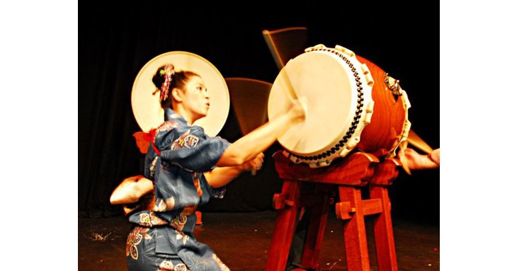 The Mugenkyo Taiko Drummers will combine incredible music and drama in Stroud.