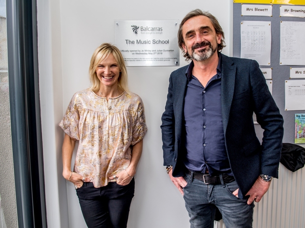 Superdry co-founder Julian Dunkerton opens music building at Balcarras School