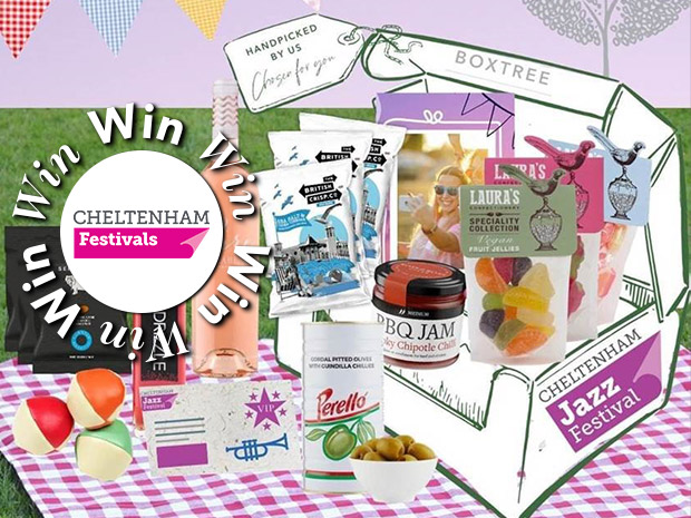 Celebrate Cheltenham Jazz Festival at home with a Jazz in a Box - brimming with goodies!