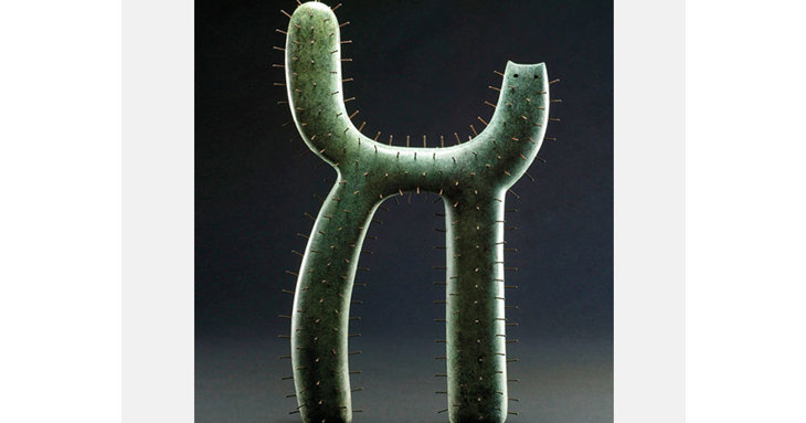 See a number of talented artworks at Nature in Art's exhibition.  Cactus Cat by John Buck