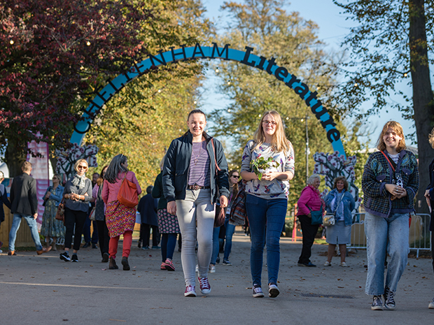 Joan Collins, Ed Miliband, childrens laureate Cressida Cowell, Bimini Bon Boulash, Skin and Susie Dent all feature in the Cheltenham Literature Festival 2021 line-up.