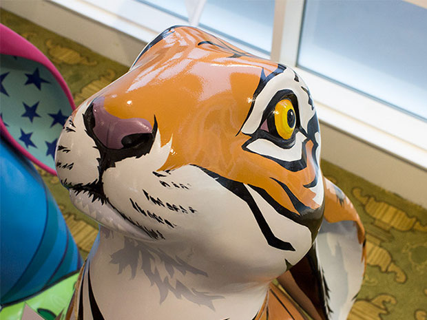 The sculptures feature innovative and exciting designs.