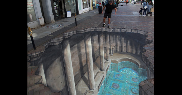 Discover Gloucester’s heritage through incredible 3D street art this summer