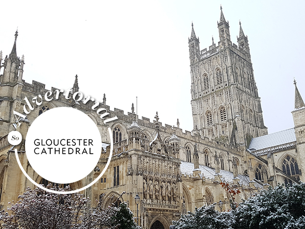 Enjoy carols from the Cathedral Choir, traditional Christmas services, family fun and its biggest ever Christmas tree, this December 2021 at Gloucester Cathedral.
