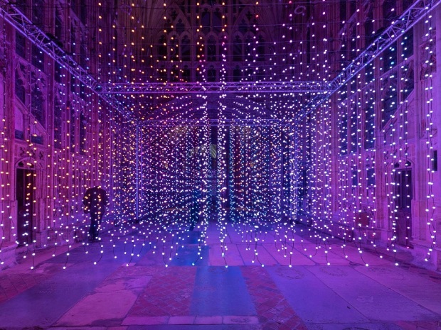 Gloucester Cathedral is opening at night for exclusive light installation viewing 