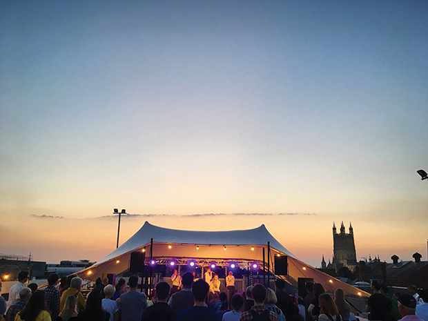 Enjoy a whole host of outdoor performances during Gloucester Rooftop Festival.