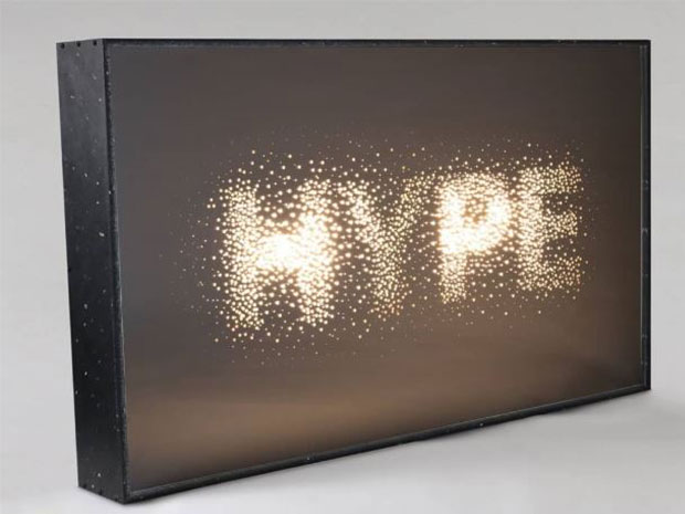 'Blinded by Hype' is a highlight of the exhibition.  Stuart Semple