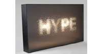 'Blinded by Hype' is a highlight of the exhibition.  Stuart Semple