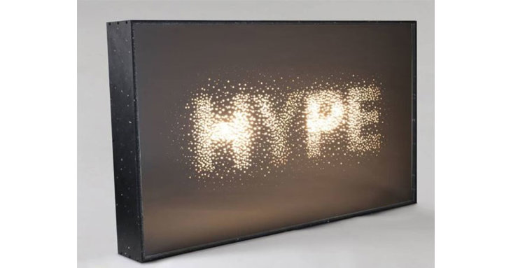 'Blinded by Hype' is a highlight of the exhibition.  Stuart Semple