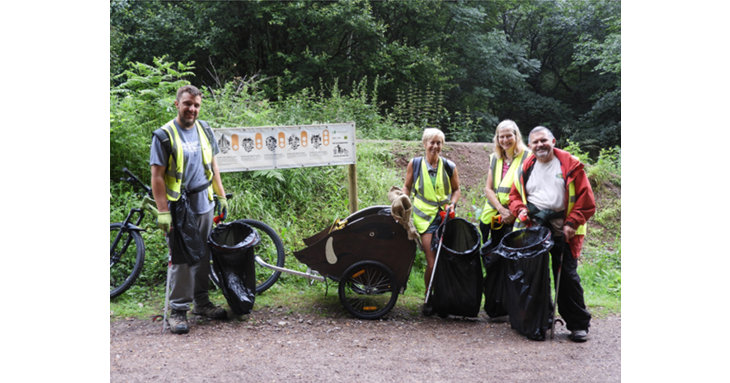 Environmental charity Hubbub is calling on mountain bikers to significantly reduce litter along the popular Forest of Dean bike trails.