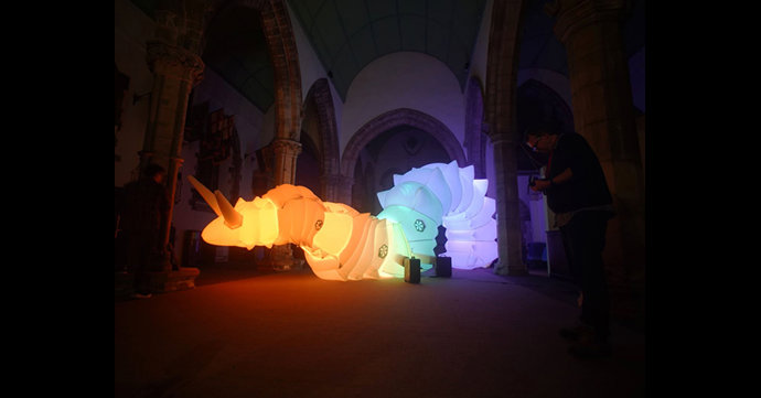 A giant illuminated snail is coming to Gloucester Cathedral