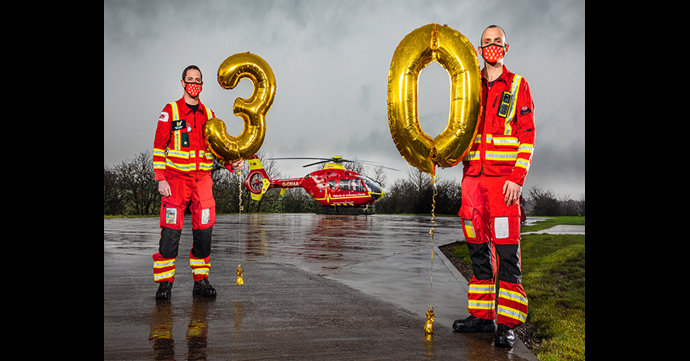 Midlands Air Ambulance is celebrating 30th anniversary
