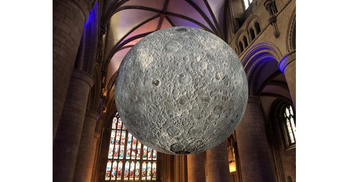 Museum of the Moon at Gloucester Cathedral