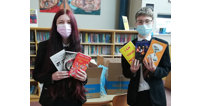 The Crypt School was awarded a 500 grant to spend on new books for its library from The Siobhan Dowd Trust.