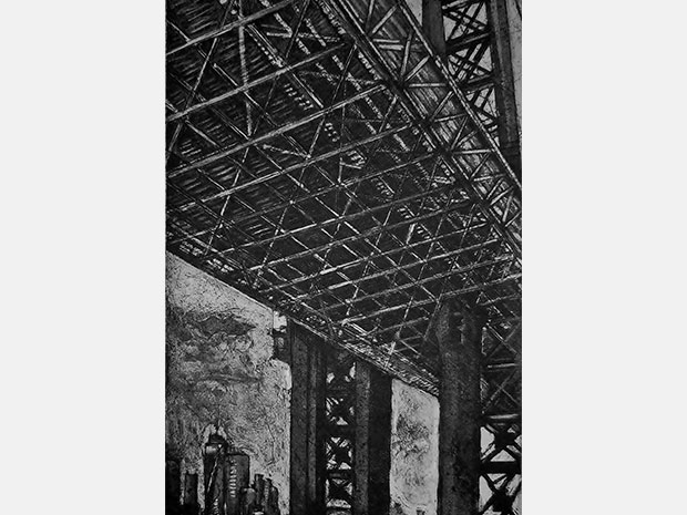 Down Under Manhattan Bridge  Jackie Newell.