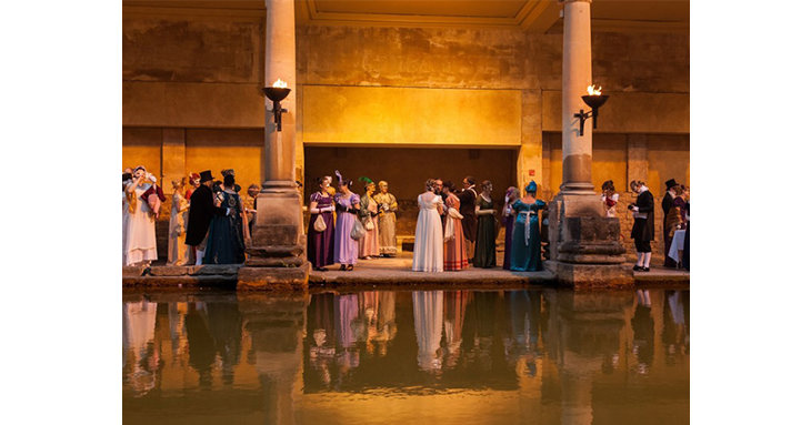 Dress up for this glorious masked ball at the Roman Baths.