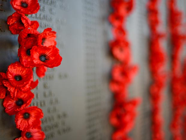 Remembrance Sunday parade at Gloucester Park