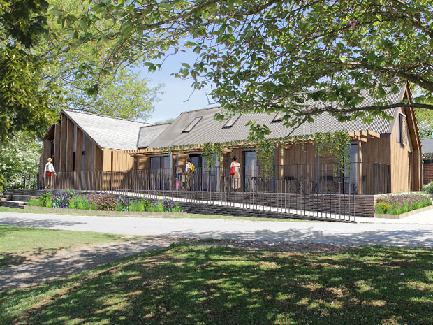 The renovations will see the current visitor centre transformed