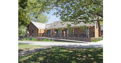 The renovations will see the current visitor centre transformed