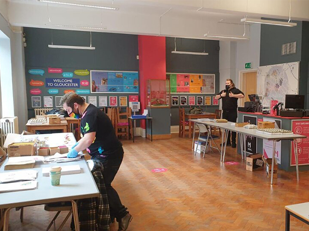 The Museum of Gloucester is distributing free wellbeing packs during lockdown