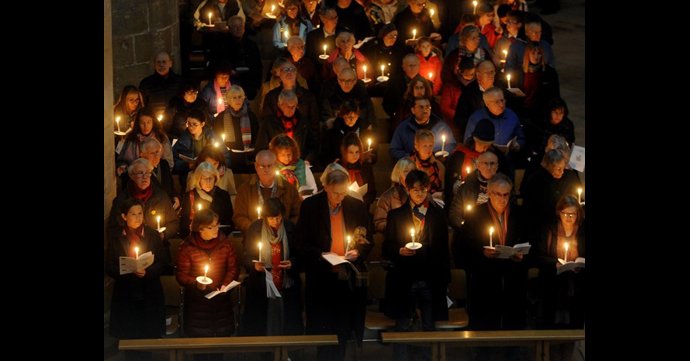 Online Christmas celebration service at Gloucester Cathedral