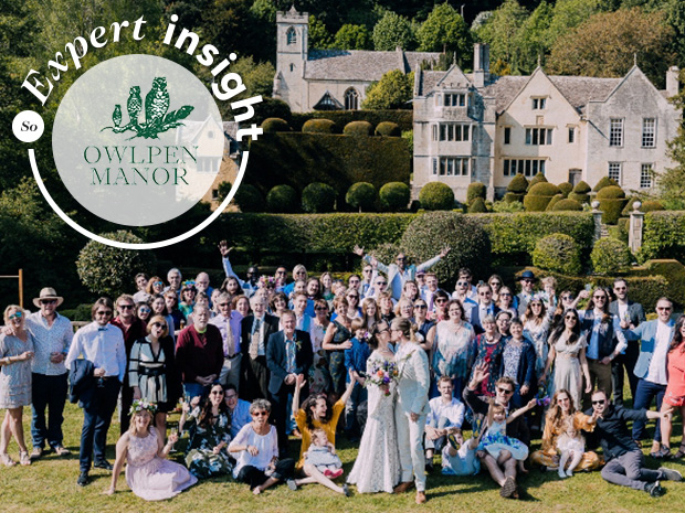 Image  Hanson Leatherby Photography. Owlpen Manor shares its tips for how to host the ultimate DIY wedding.