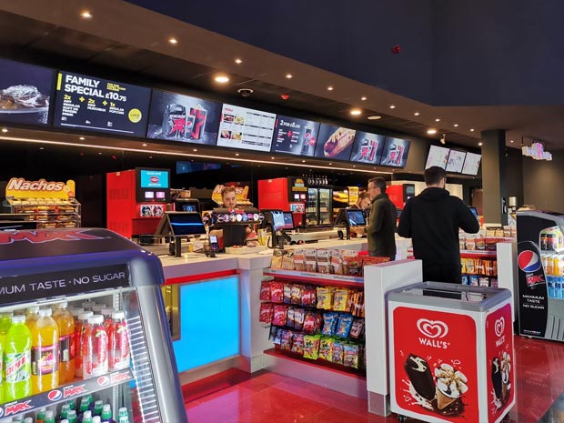 The entire foyer area has undergone a refurbishment.