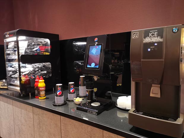 Tea, coffee and cinema snacks are on offer for cinema goers.