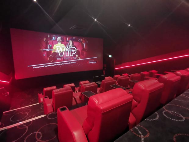 The seats in ViP fully recline and even have leg rests.