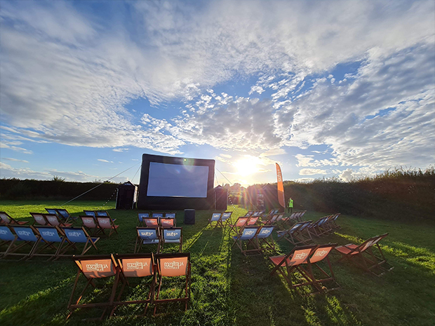 Outdoor cinema at Over Farm