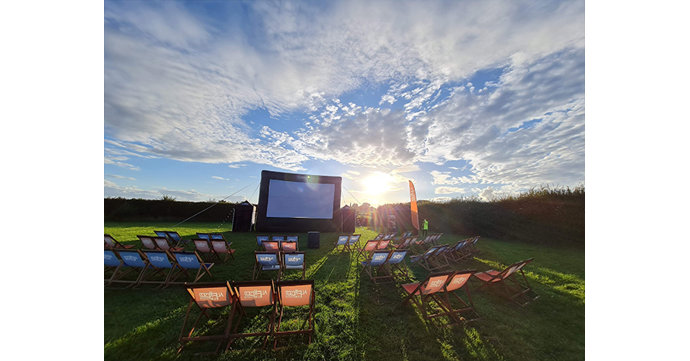Outdoor cinema at Over Farm