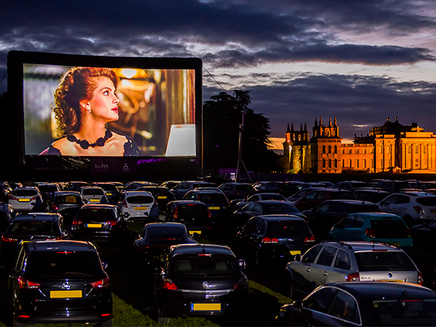The Luna Cinema is returning to Blenheim Palace in nearby Oxfordshire, for a series of drive-in cinema screenings this May 2021.