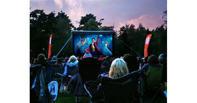 Open-air cinema at Sandford Parks Lido 
