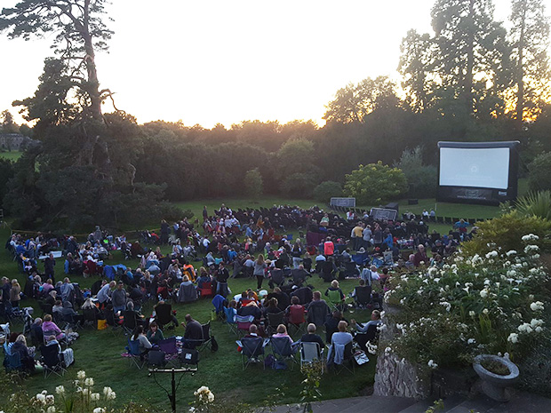 Outdoor cinema at Berkeley Castle